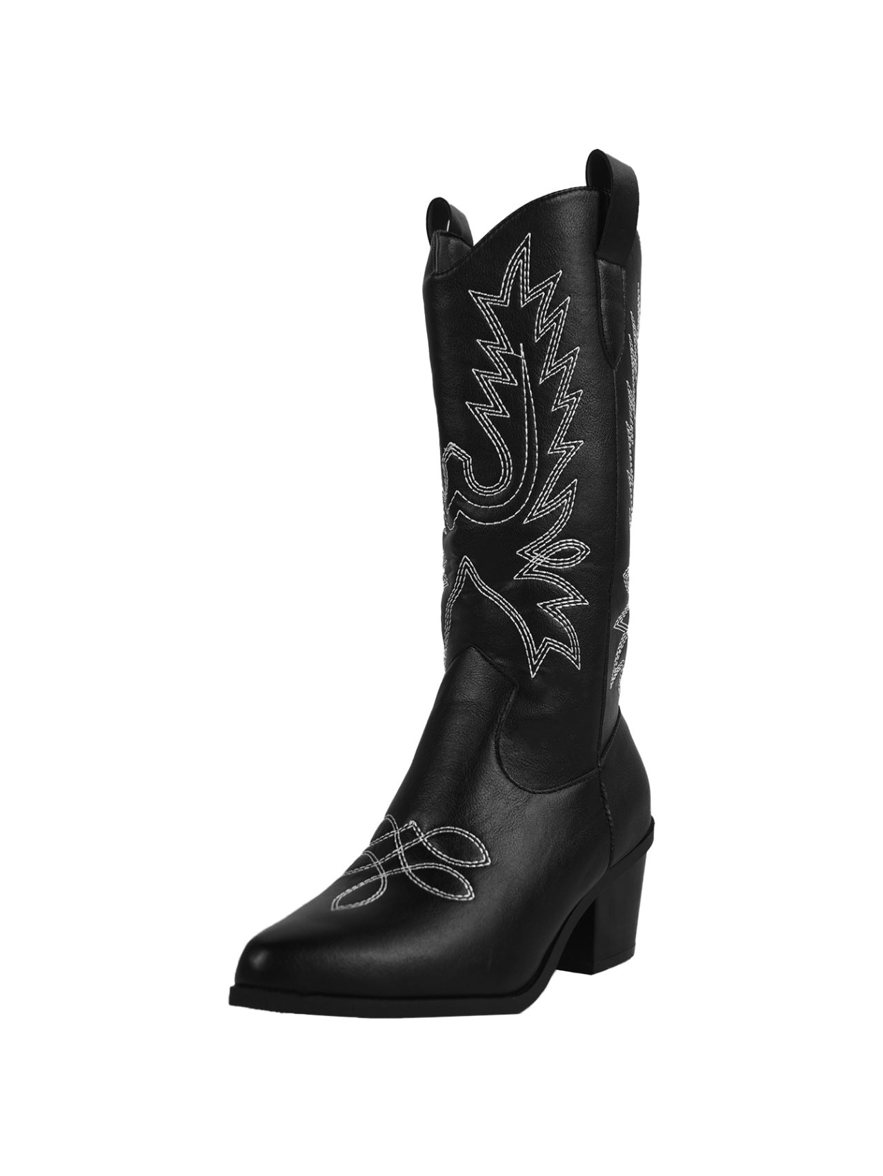 High Heel Hannah Style Western Cowboy Knight Boots