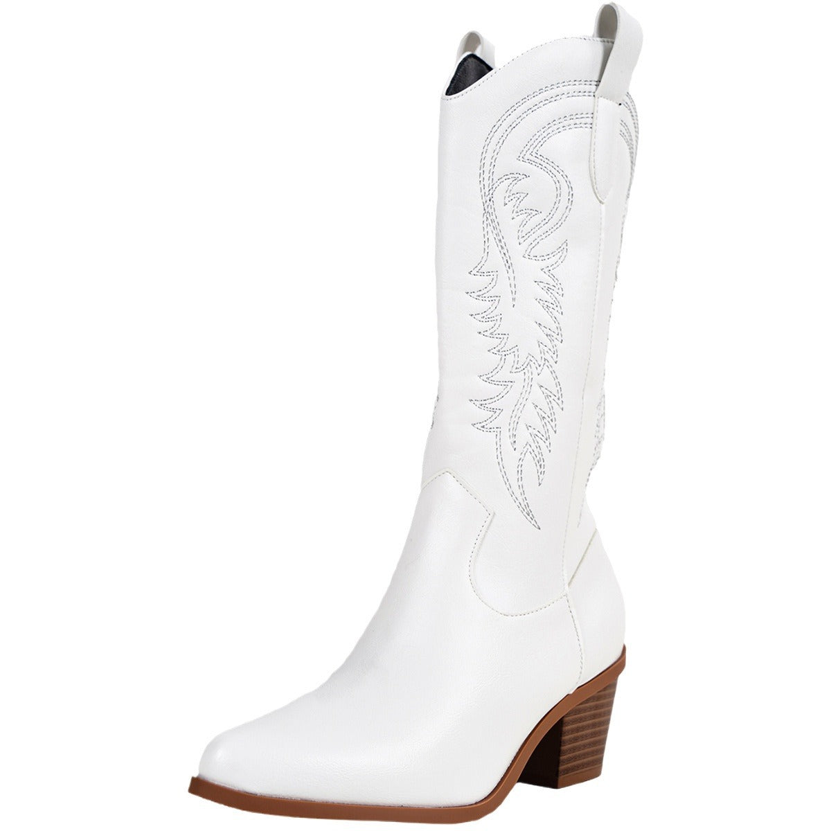 High Heel Hannah Style Western Cowboy Knight Boots